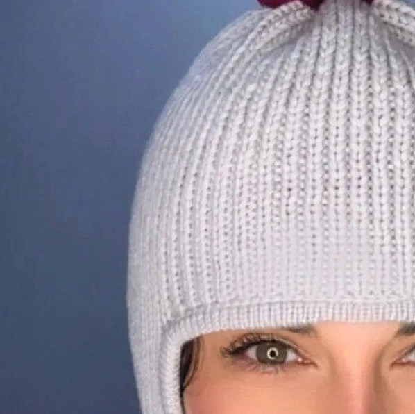 Женская балаклава, вяжем спицами