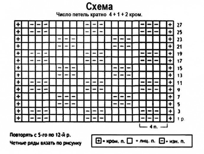 Мужская безрукавка рельефным узором