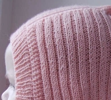 Шапка-шлем, вяжем спицами