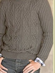 Мужской пуловер из французского журнала