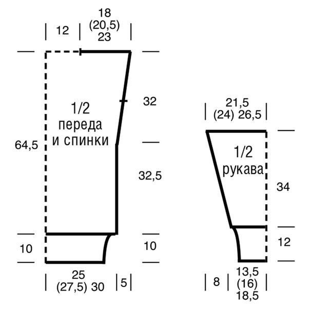 Цветной свитер оверсаййз