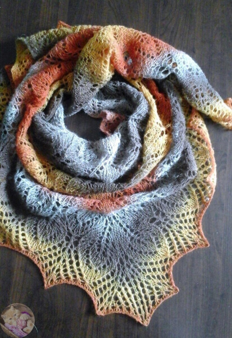 Шaль &laquo;Гeйл&raquo; и кaк eё cвязaть