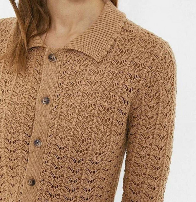 Ажурная кофта спицами &mdash; лёгкость в каждой петле