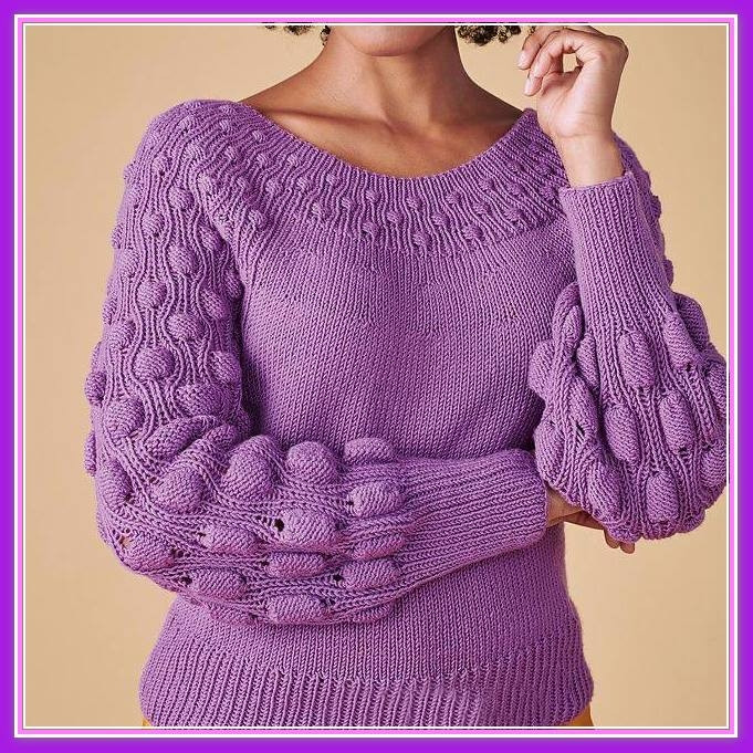 Джемпер "Callicarpa". Дизайн Оксана Димид