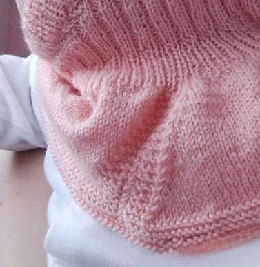 Детская шапка-шлем, вяжем из пряжи Mignon