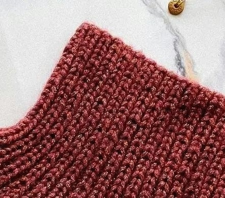 Манишка спицами