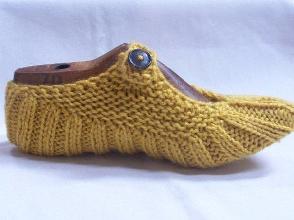 Вязаные спицами следки