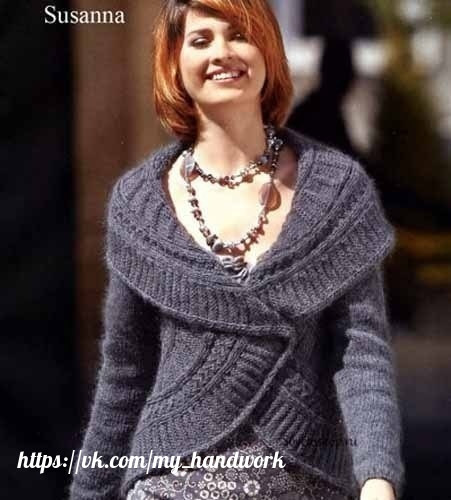 эффектный жакет необычной формы