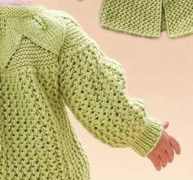 Жакет для девочки, вяжеи спицами