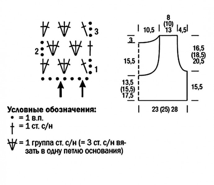 Чёрный кроп-топ крючком &mdash; летняя классика с характером
