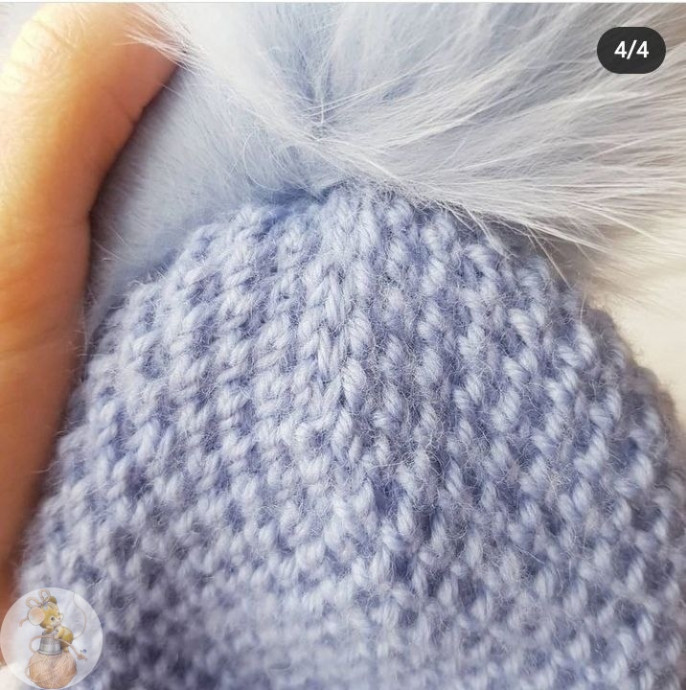 Дeтcкая шапочка cпицами