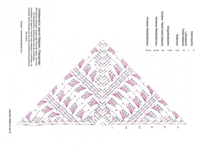 Шаль крючком &mdash; просто и красиво!