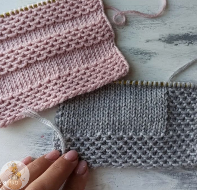 Подборка узоров спицами