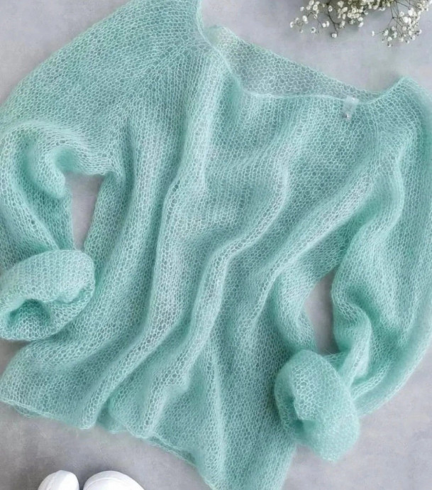 Паутинка из мохера