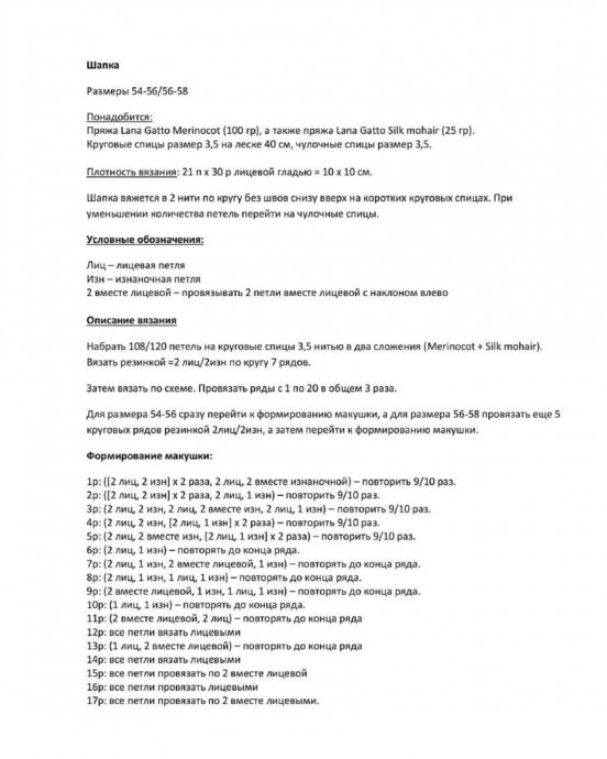 Уютная шапка спицами: вяжем просто и красиво