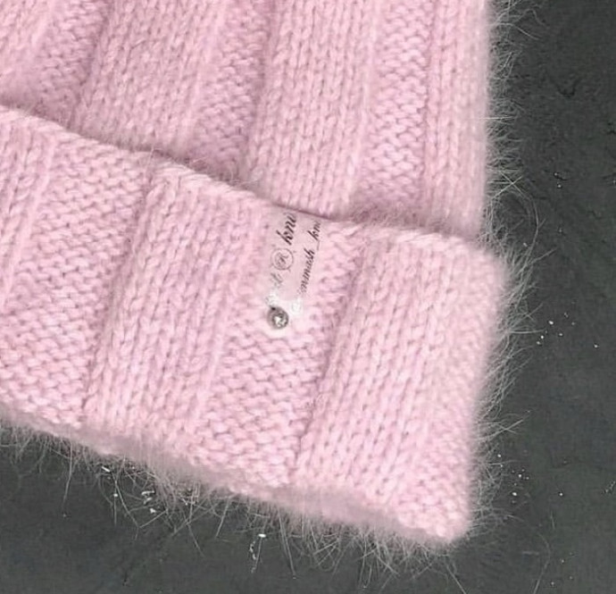 Шапочка из пуха норки