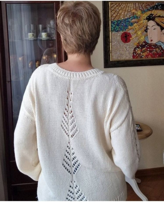 Ажурный джемпер спицами: лёгкость, стиль и уют в одном изделии