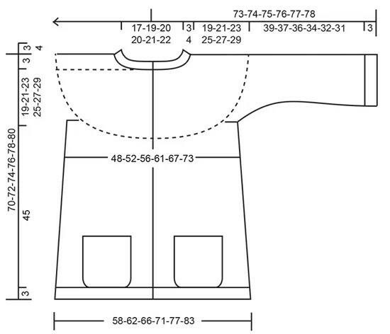 Жакет на круглой кокеткой
