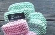 Пинетки для малышей, вяжем спицами