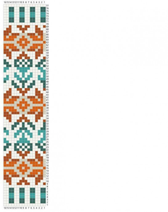 Яркий жаккардовый снуд — акцент, который делает образ