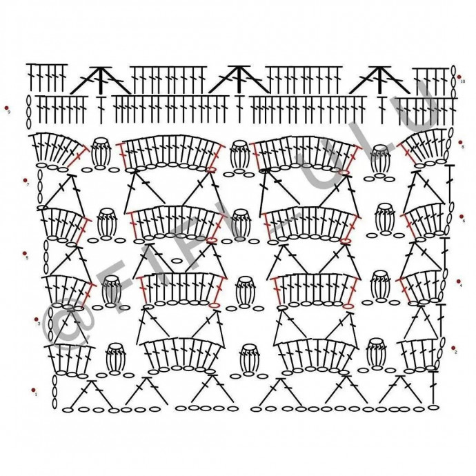 Платье с круглой кокеткой крючком, размер S/M