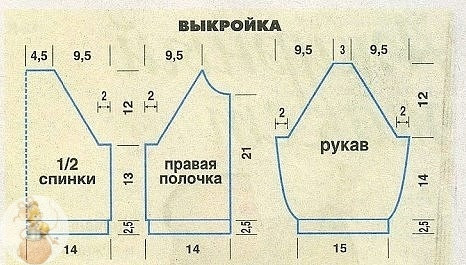 Жакет для малыша спицами
