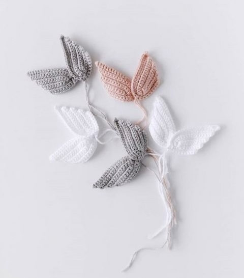 Крылышки для украшения носков, пинеток