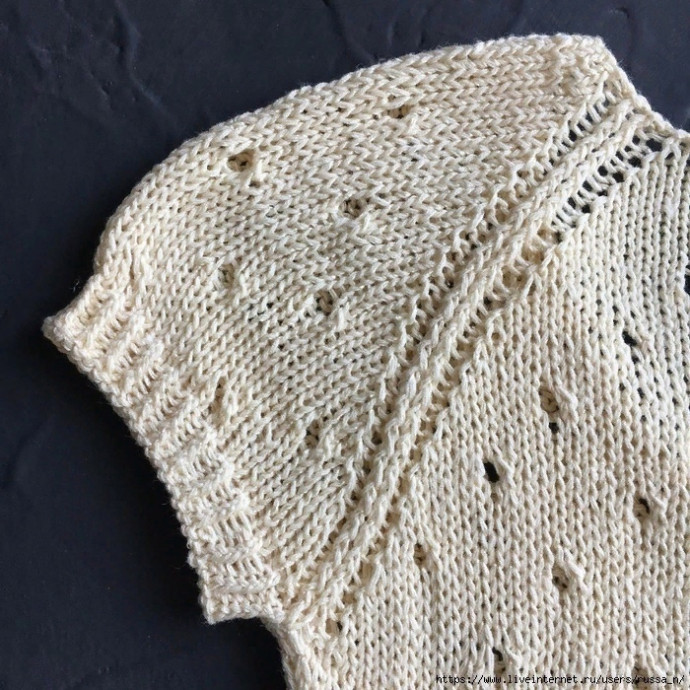 Футболка-топ "SUMMER" спицами