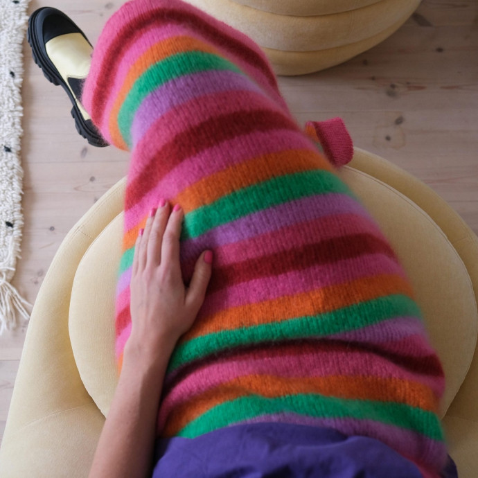 Юбка из мохера