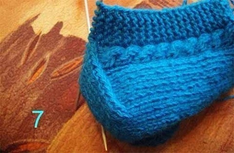 Тапочки без швов