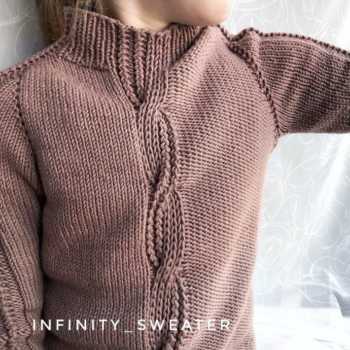 Реглан-погон: метод с равномерными прибавками для стандартной фигуры