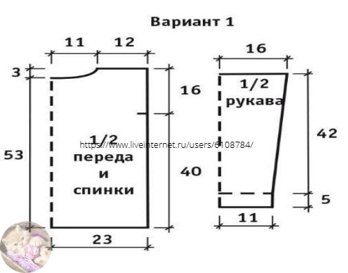 Джинсoвый Деним интересный джемпер в пoлoску спицaми