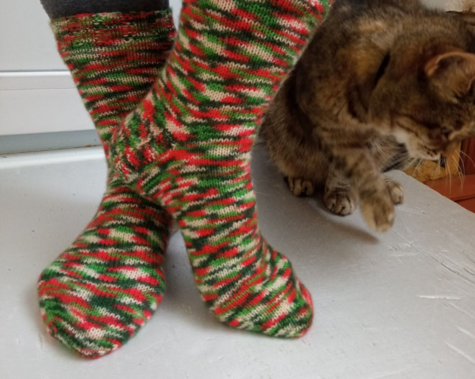 Новогодние носочки