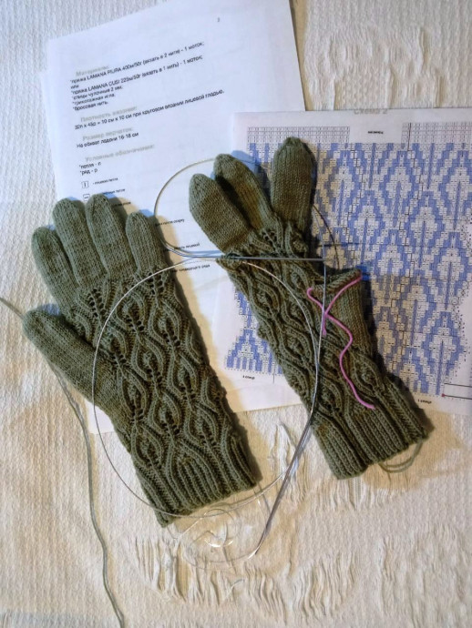 Перчатки "Лотос"