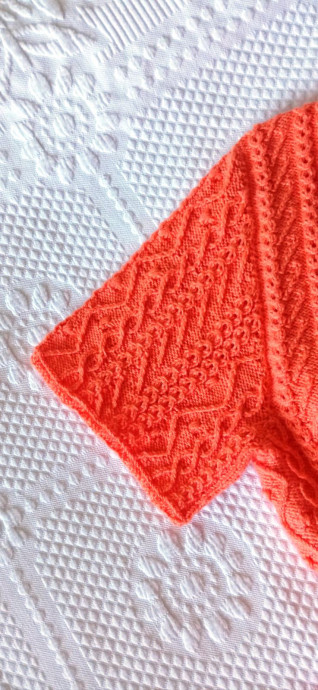 Летняя кофточка из пряжи Газзал Беби Коттон