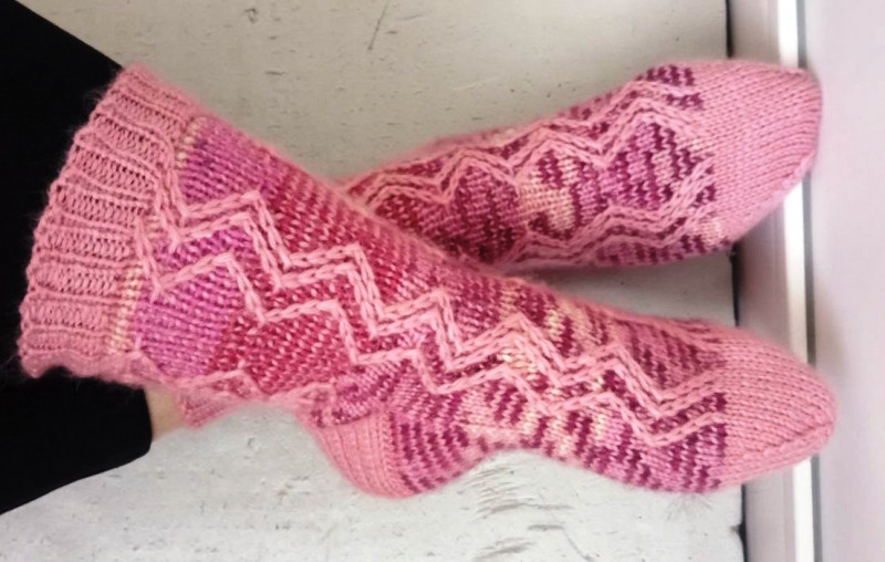 Носочки Зигзаг