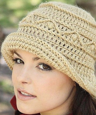 Шляпа - крючком