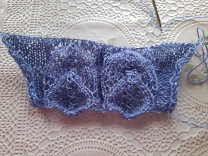 Джемпер спицами "Утро туманное..."