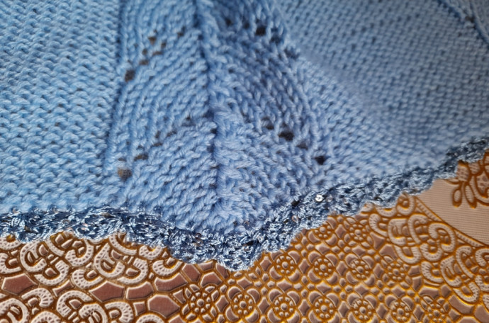 Юбка "Голубка" спицами