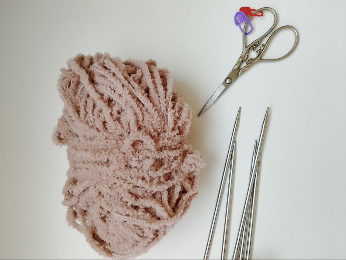 Детские носочки из мягкой пряжи